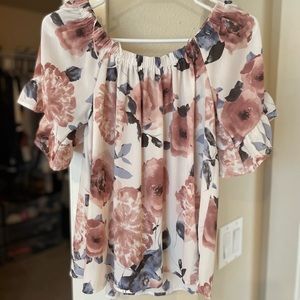 Off the shoulder blouse